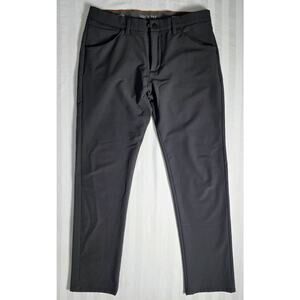 Dockers Smart 360 Tech Slim Fit Pants Gray Stretch Performance Mens 34x32